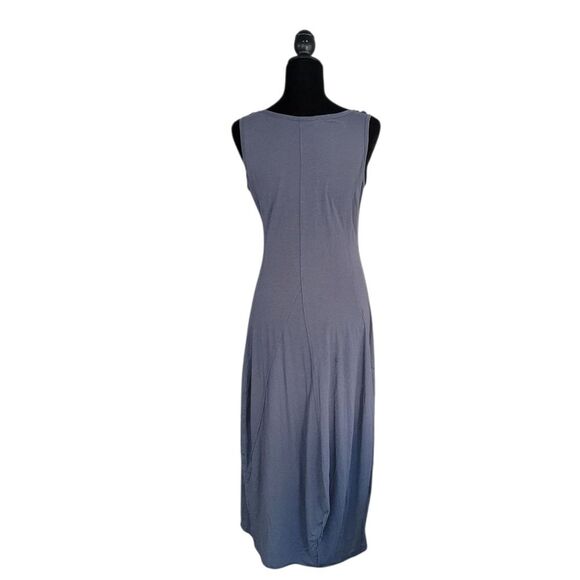 Peruvian Connection Pima Cotton Blend Hannah Maxi Dress Dark Blue Medium - Picture 4 of 6